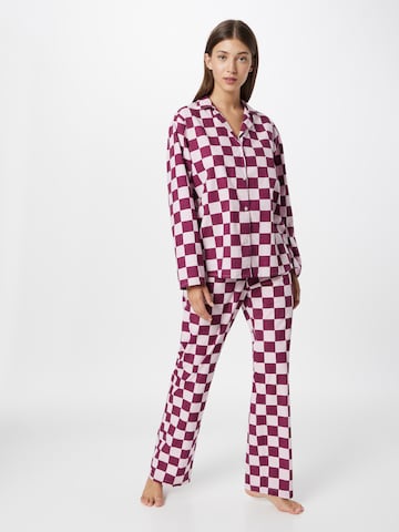 BeckSöndergaard Pyjama 'Petula' in Lila: predná strana