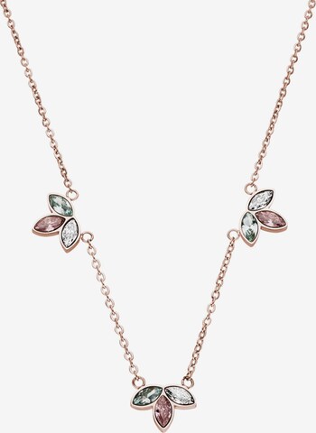 PURELEI Necklace 'Flowery' in Silver: front
