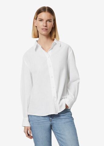 Camicia da donna di Marc O'Polo in bianco: frontale