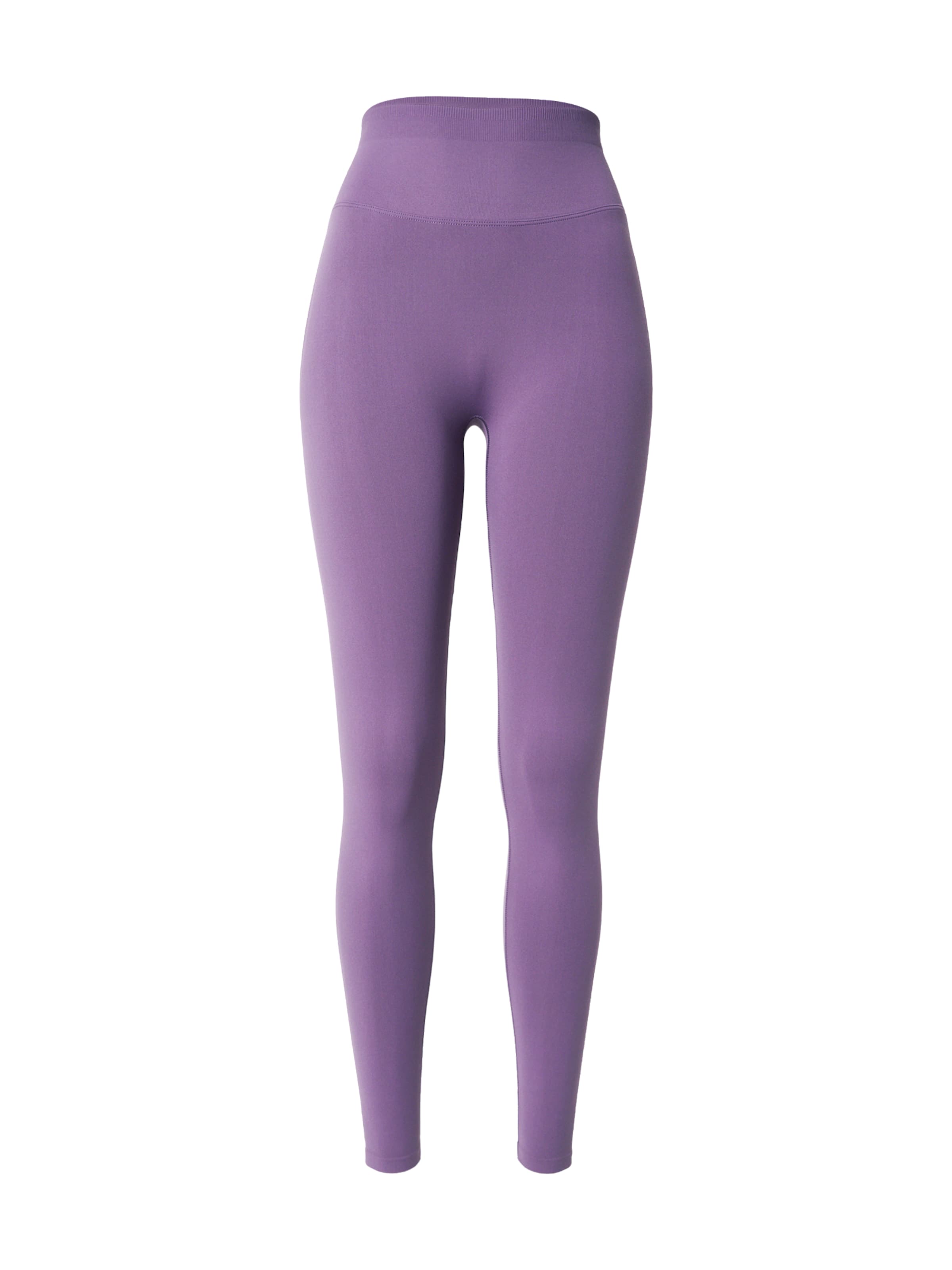 Skinny Pantalon de sport Fabletics en violet : devant