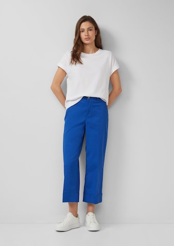 Wide Leg Pantalon s.Oliver en bleu : devant