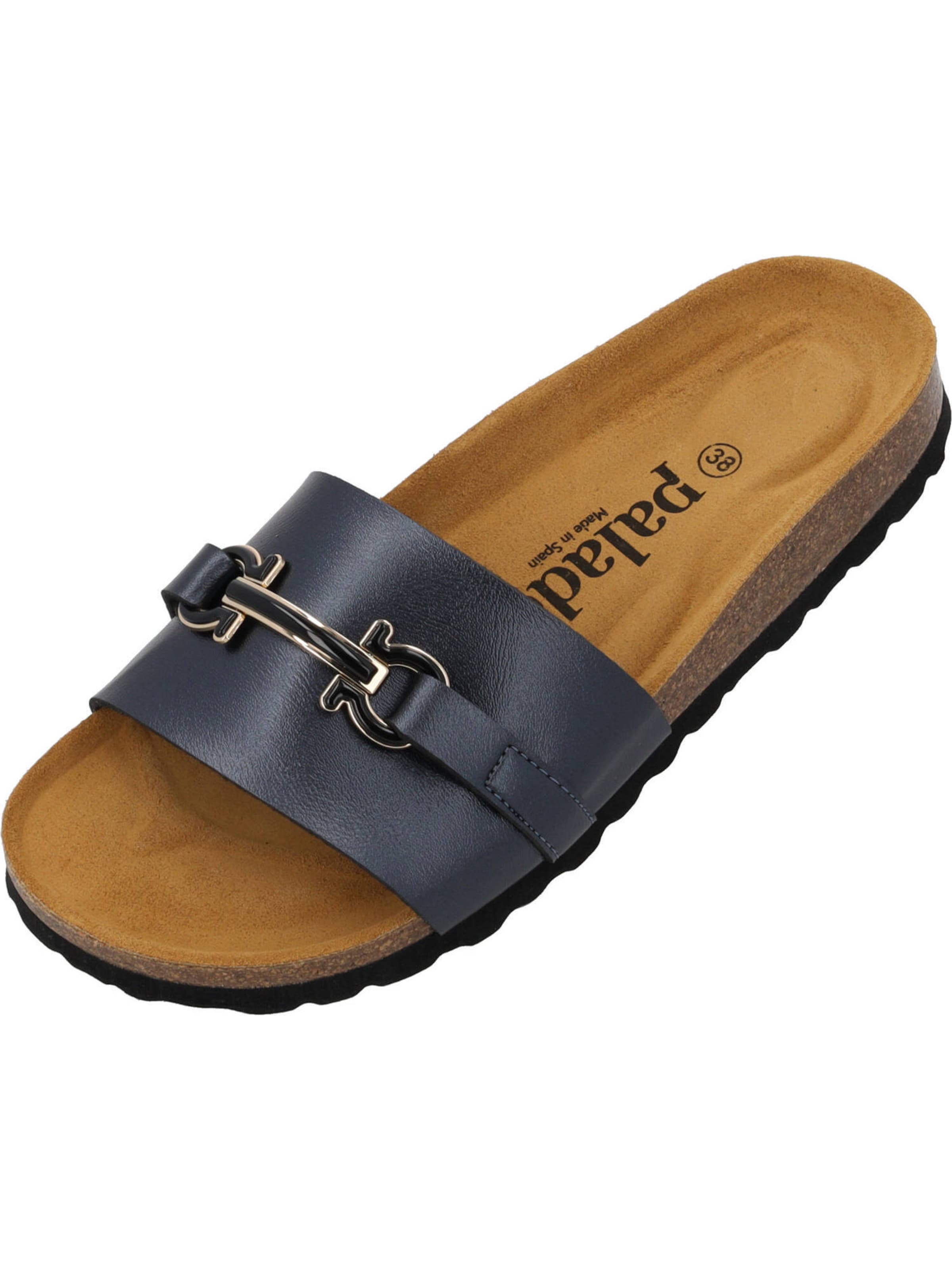 melns Palado Ādas čības ' Laudra': no priekšpuses