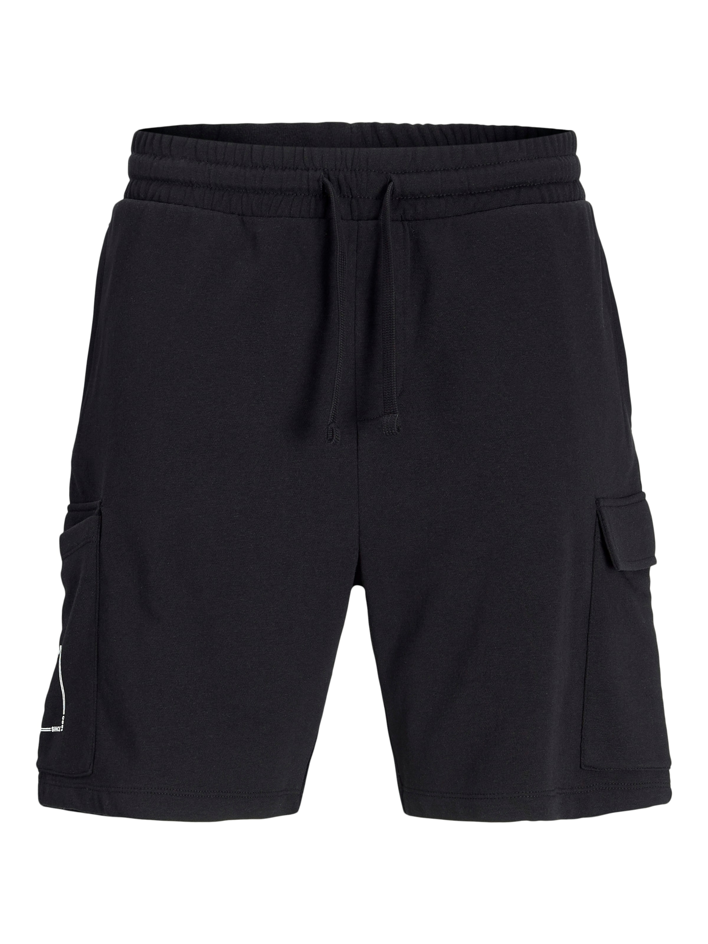 Jack & Jones Plus Loosefit Hose in Schwarz: Vorderseite