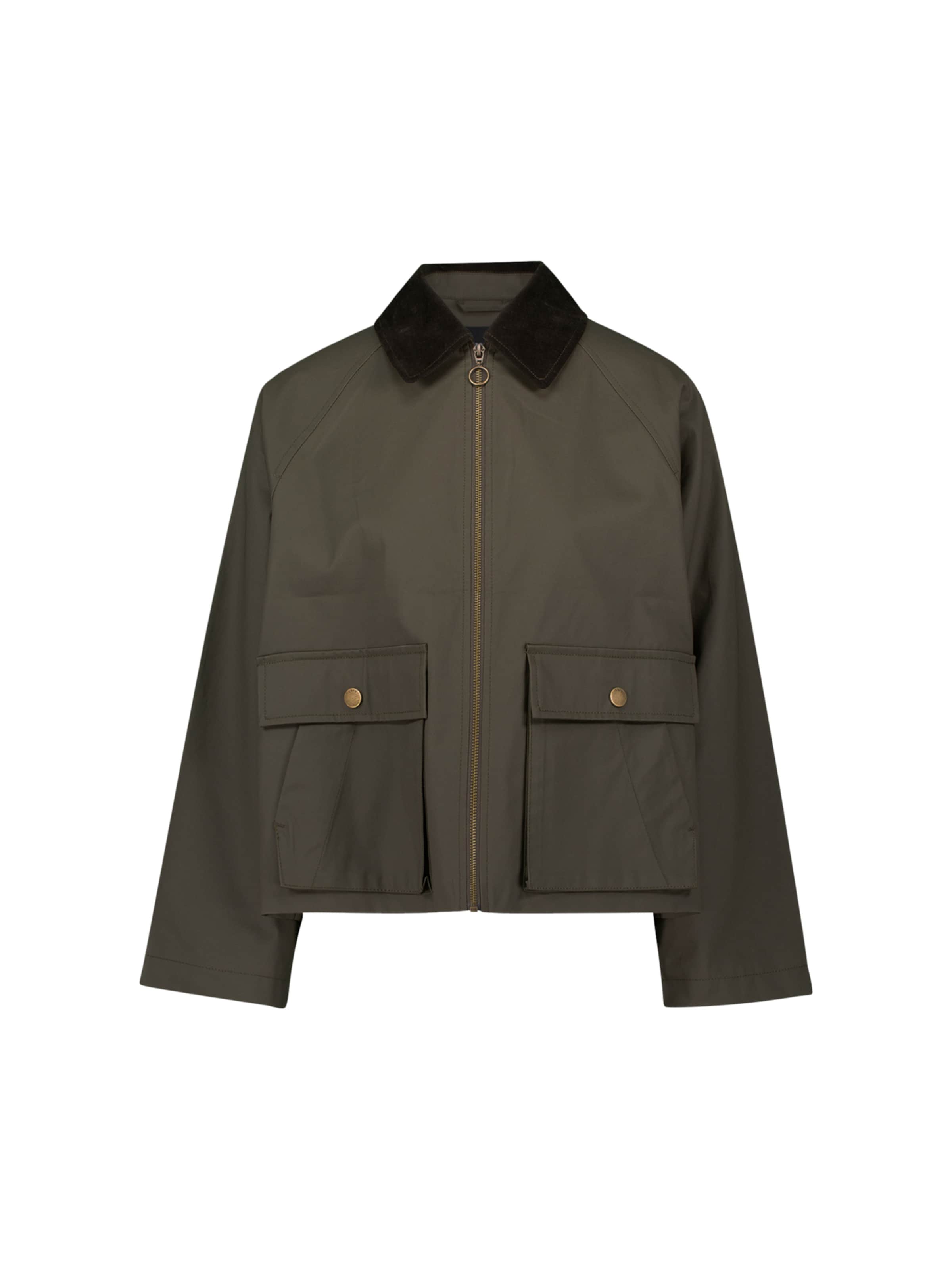 zero Tussenjas in Groen: voorkant