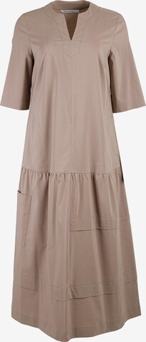 HELMIDGE Midikleid in Beige: predná strana