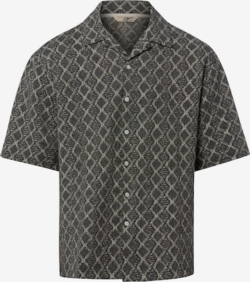Coupe regular Chemise 'Zander' Redefined Rebel en noir : devant