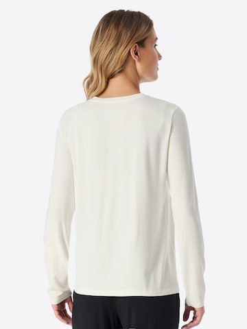 Chemise de nuit ' Mix & Relax ' SCHIESSER en blanc