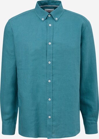 s.Oliver Regular fit Button Up Shirt in Green: front