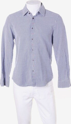 UNITED COLORS OF BENETTON Button Up Shirt in M in Blue: front