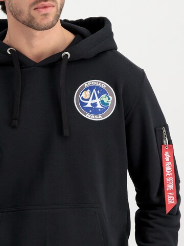 ALPHA INDUSTRIES - Sweatshirt em preto