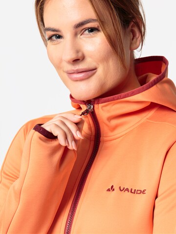 VAUDE Functionele fleece jas 'Valsorda' in Oranje