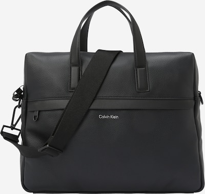 Calvin Klein Laptoptas 'Must' in de kleur Zwart / Wit, Productweergave