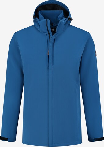 Travelin Performance Jacket 'Davin' in Blue: front