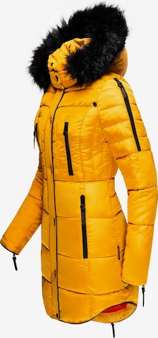 MARIKOO Χειμερινό παλτό 'Moonshine' σε κίτρινο