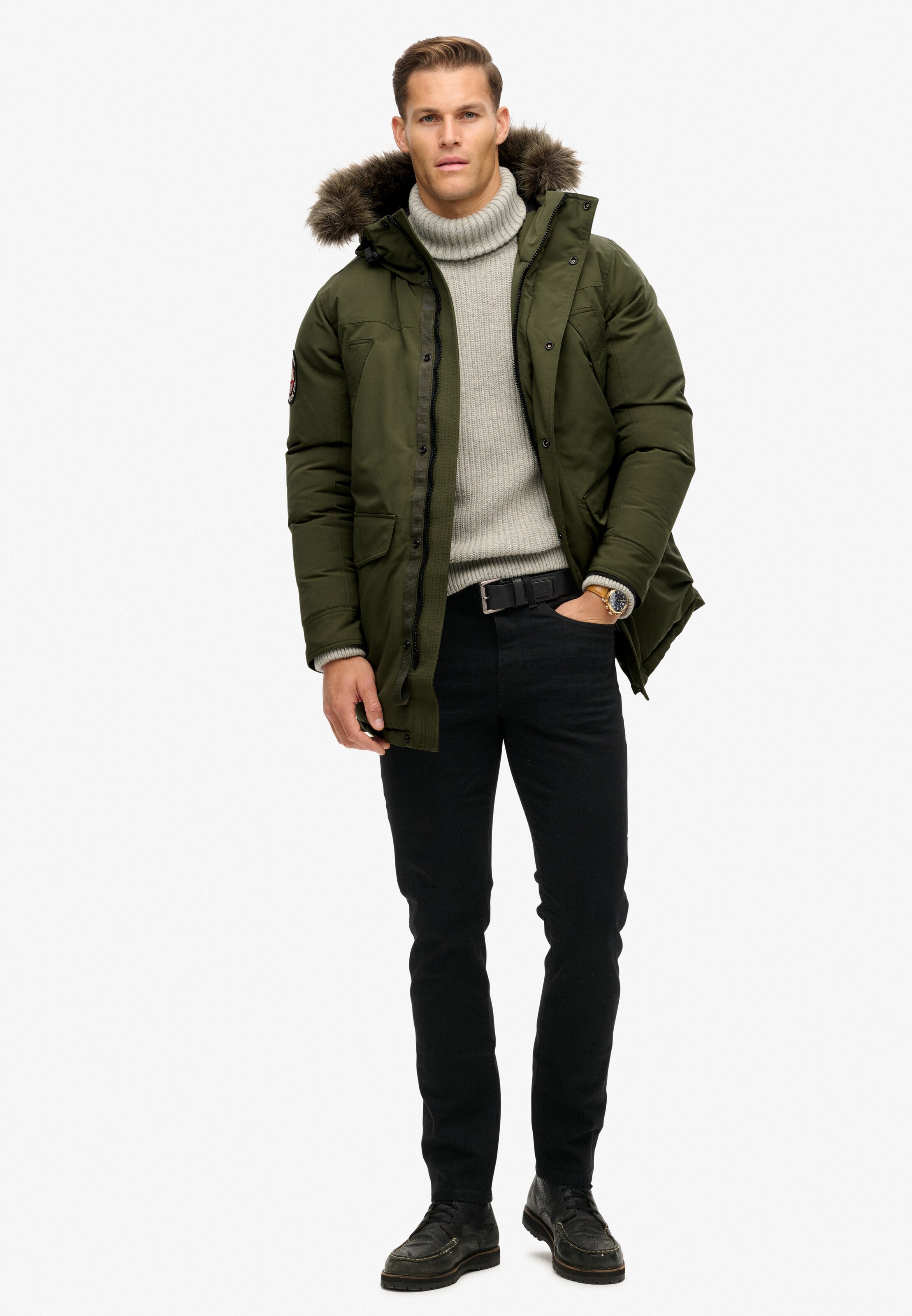 Superdry & Co Winterparka 'Everest' in Groen