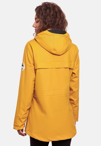 NAVAHOO Weatherproof jacket 'Ocean Heart' in Yellow