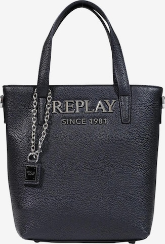 Borsa a spalla 'HAMMERED SYNTHETIC FW019V.000.A7243S' di REPLAY in nero: frontale