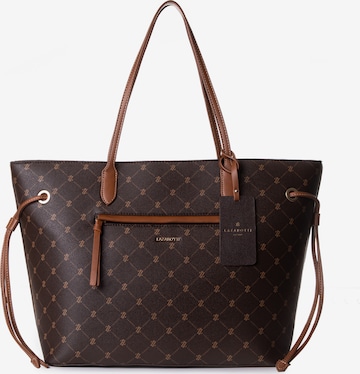 Lazarotti Shopper 'Palermo' in Braun: Vorderseite