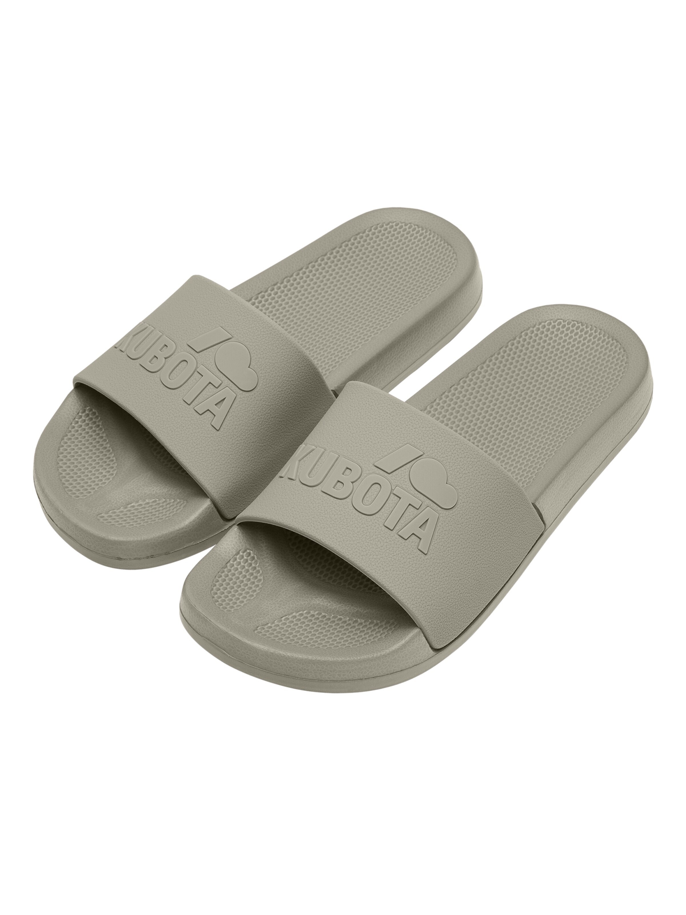 Scarpe da spiaggia / da bagno 'Kubota Women's Slip-On Light Green Basic Plain Pool Slides' di Kubota in beige