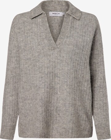 MSCH COPENHAGEN Sweater 'Elisia' in Grey: front