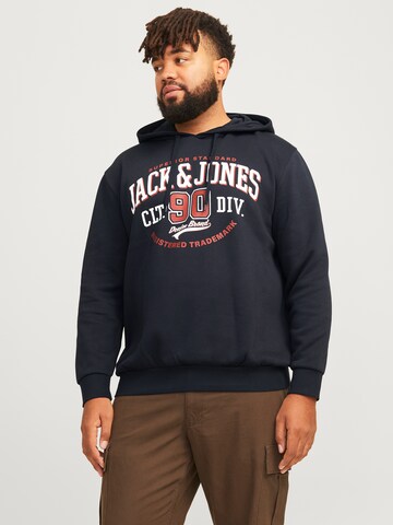Jack & Jones Plus - Sudadera en azul: frente