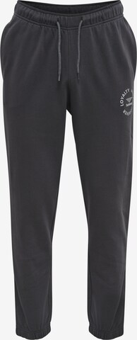 Hummel Tapered Workout Pants in Black: front