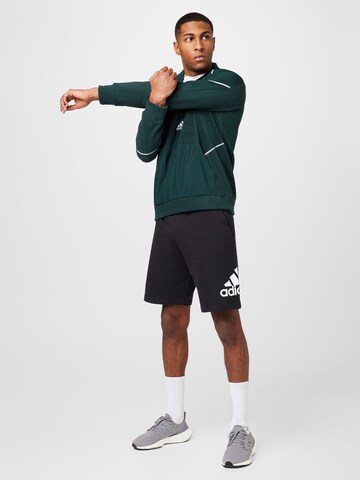 ADIDAS SPORTSWEAR Regularen Športne hlače 'Essentials' | črna barva