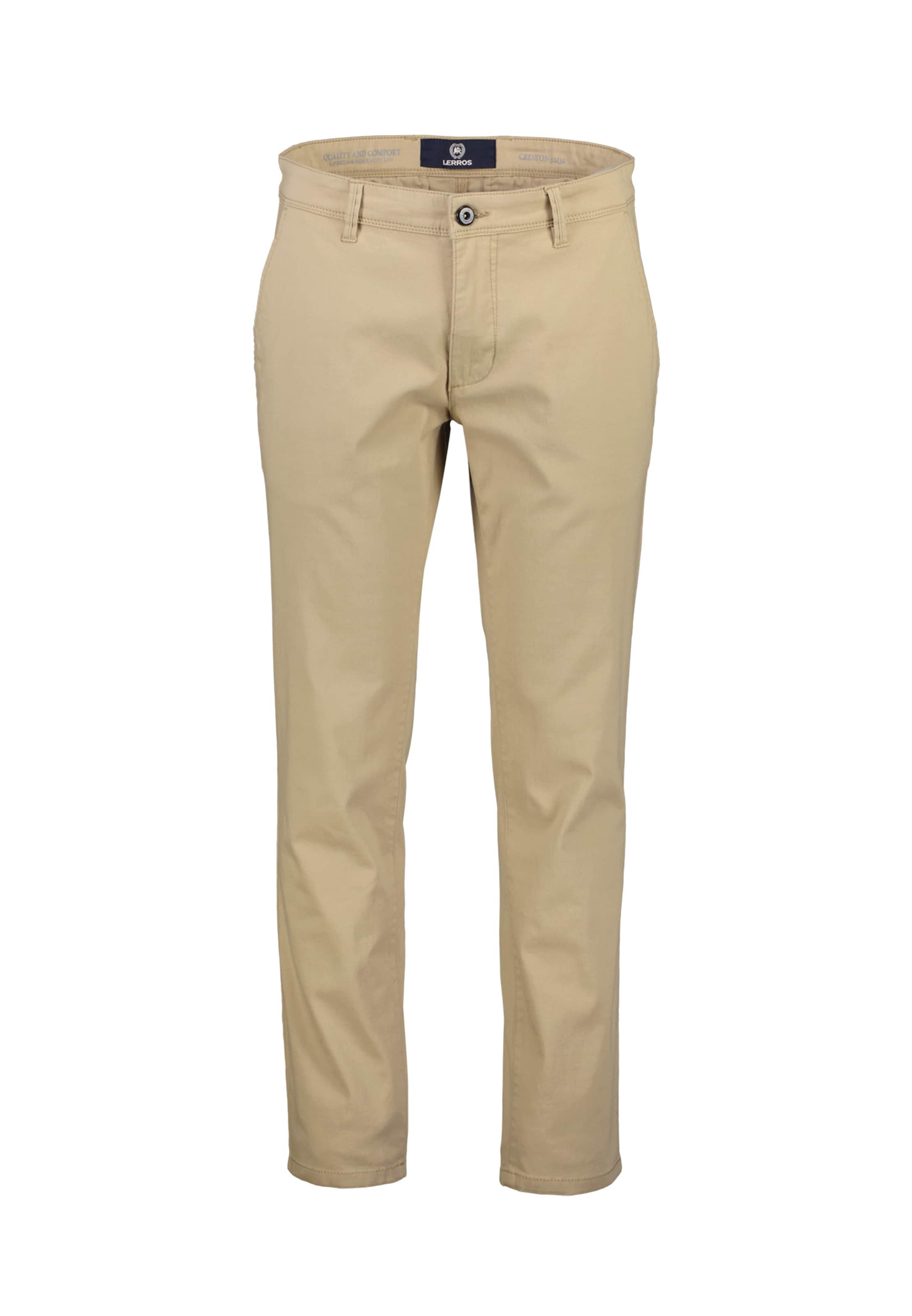 LERROS Regular Chinohose in Beige: Vorderseite