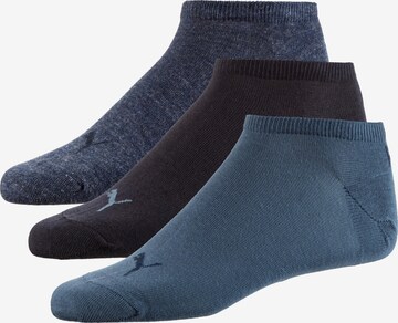 PUMA Ankle Socks in Blue: front