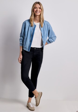 STREET ONE Slim fit Pants in Blue: front