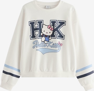 balta Lindex Megztinis be užsegimo 'Hello Kitty': priekis