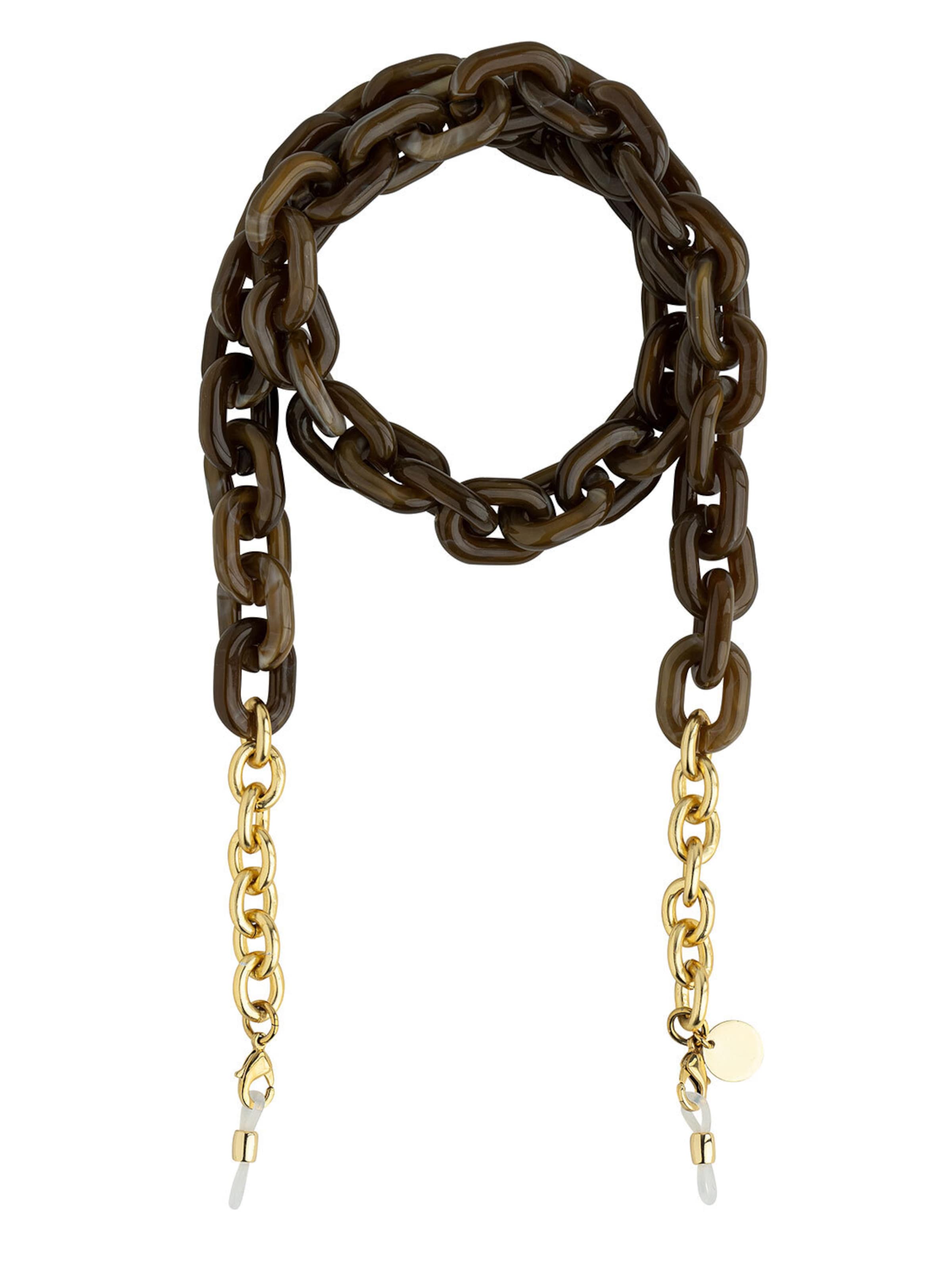 Cheeky Chain Munich Brillenkette 'Mathilda' in Braun: Vorderseite