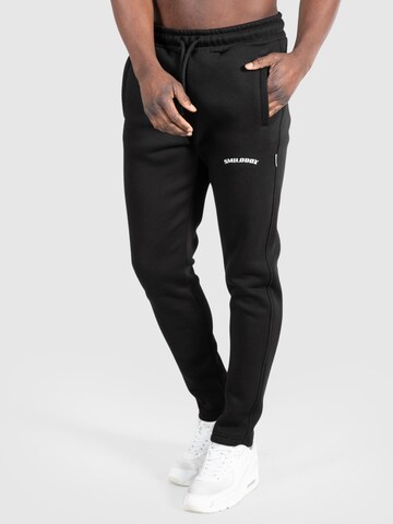 Coupe slim Pantalon 'Merrick' Smilodox en noir