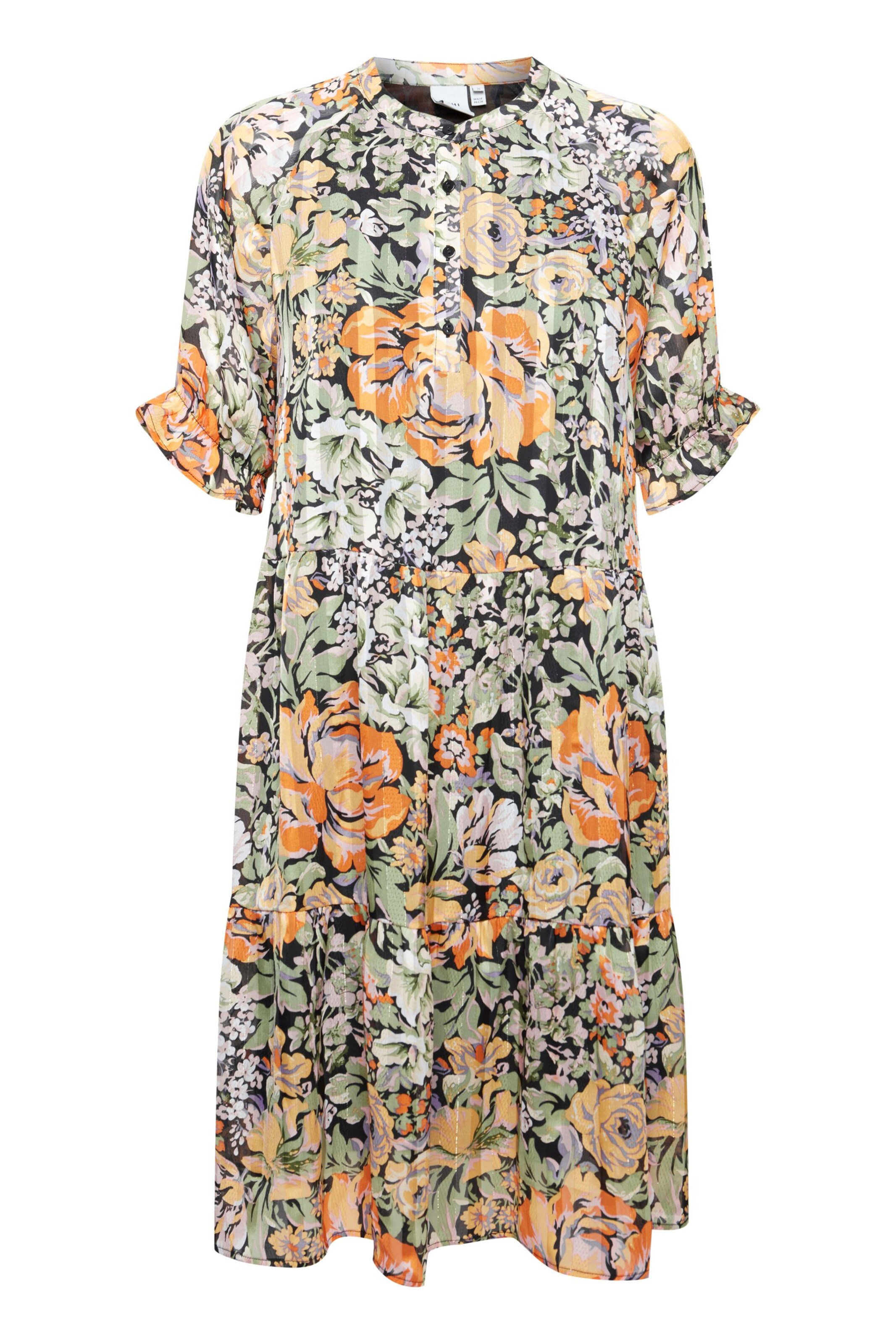 ICHI Summer dress 'Ixdrama' in Mixed colours: front