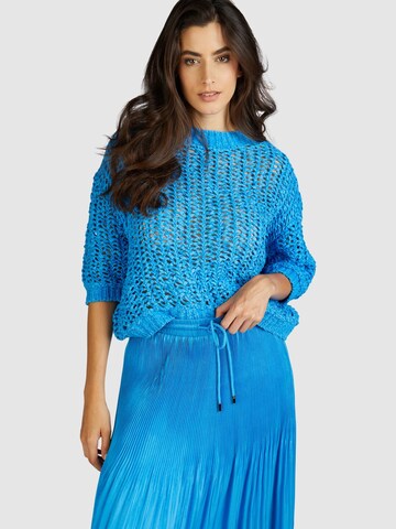 MARC AUREL Sweater in Blue: front