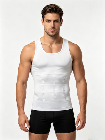 MEETWEE Shirt '2-Pack Shapewear Tank Top' in Zwart: voorkant