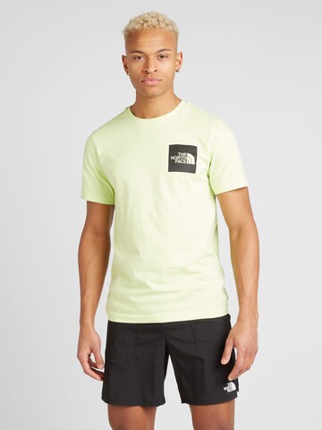 T-Shirt THE NORTH FACE en vert : devant