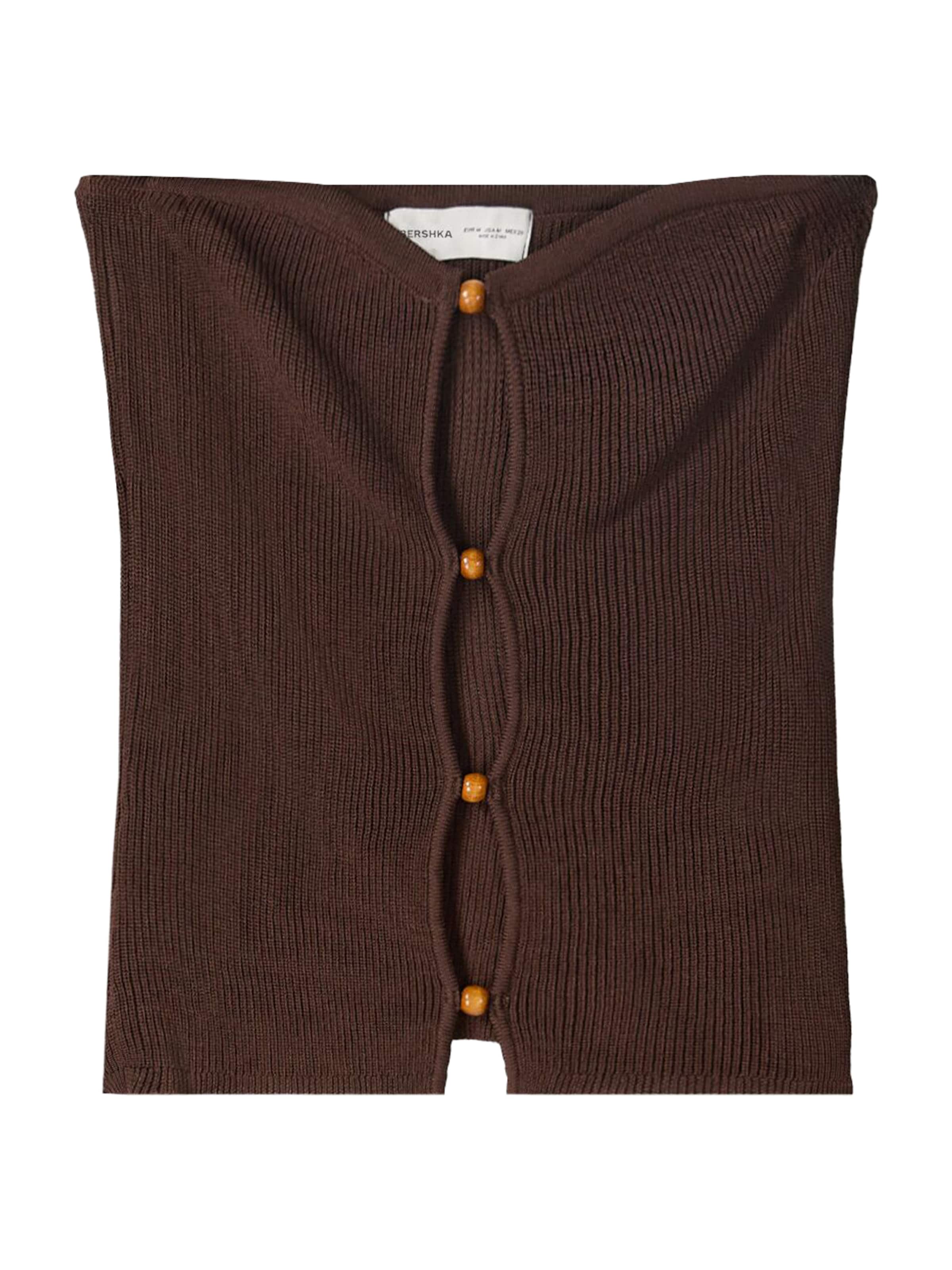 Bershka Sticktop i brun: forside