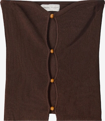 Bershka Top in Braun: Vorderseite