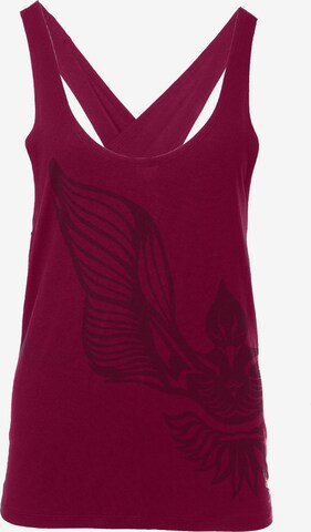 Kismet Yogastyle Sports Top 'Aja' in Red: front