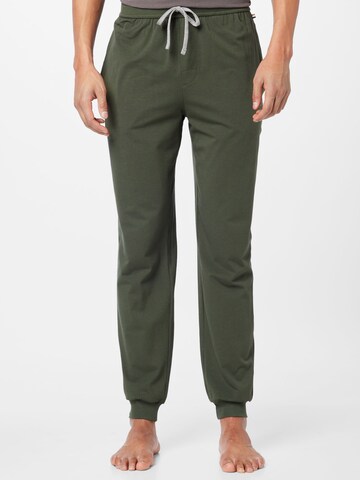 Effilé Pantalon 'Mix&Match' BOSS en vert : devant