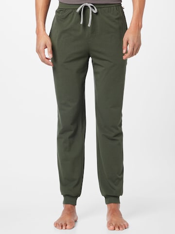 BOSS Black Tapered Trousers 'Mix&Match' in Green: front