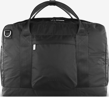bugatti Weekendtas 'Elia' in Zwart: voorkant