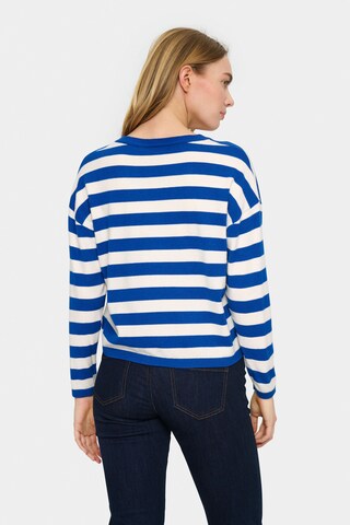 SAINT TROPEZ Pullover 'Fikam' in Blau
