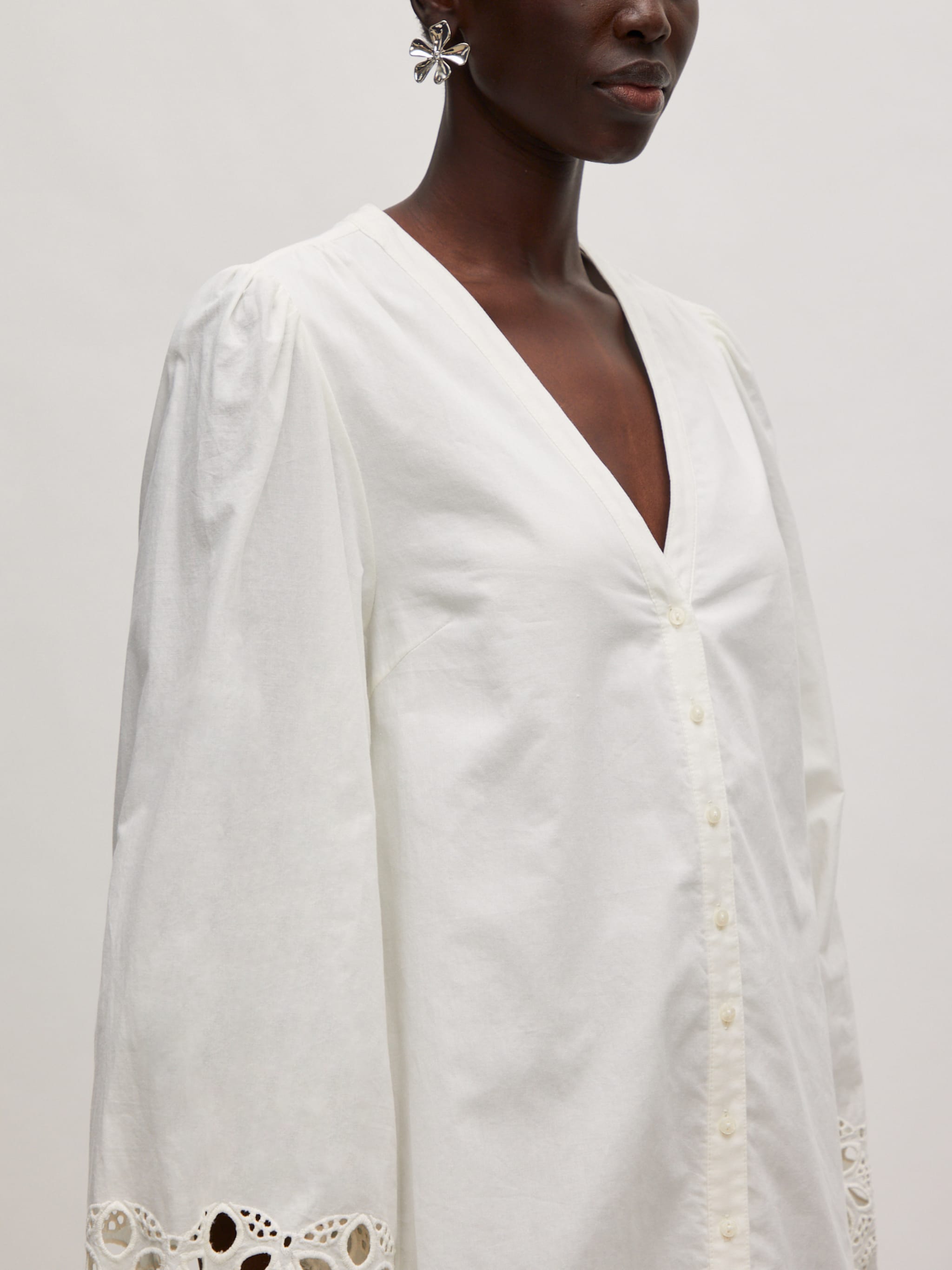 EDITED Producten Jurk 'Vivien' Wit