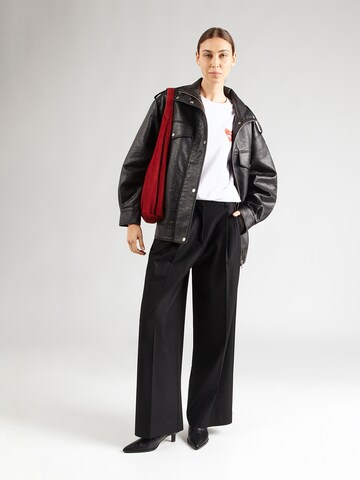 Maglietta 'PCSKYLAR' di PIECES in bianco