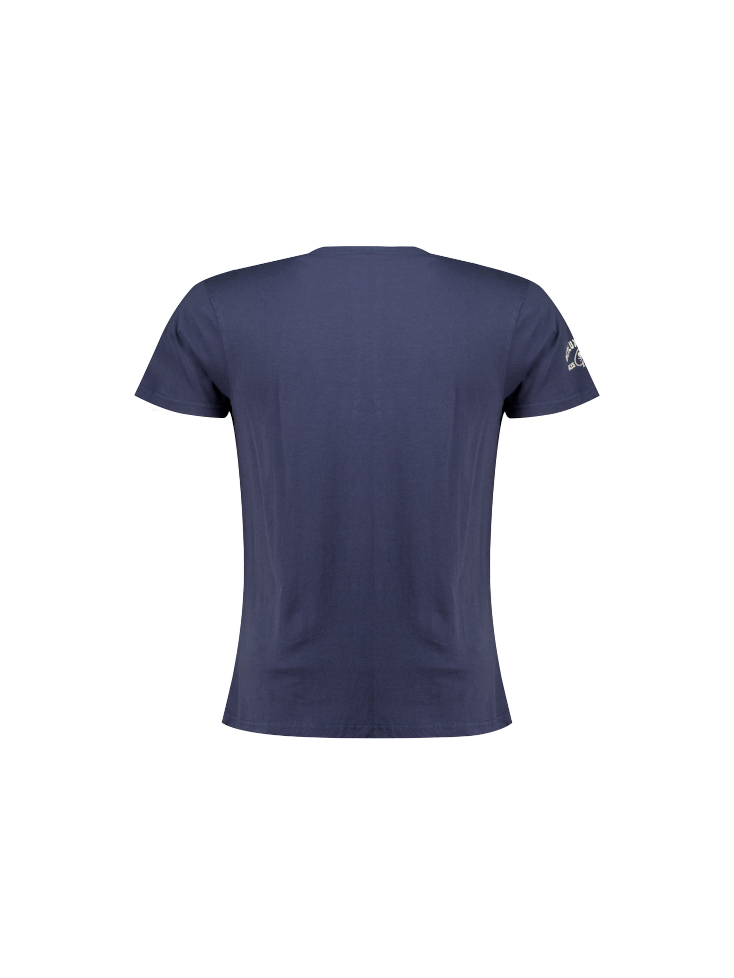 T-Shirt 'MOTOCLUB' Deeluxe en bleu