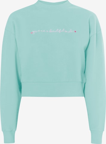 MYMO Sweatshirt 'Keepsudry' in Blue: front