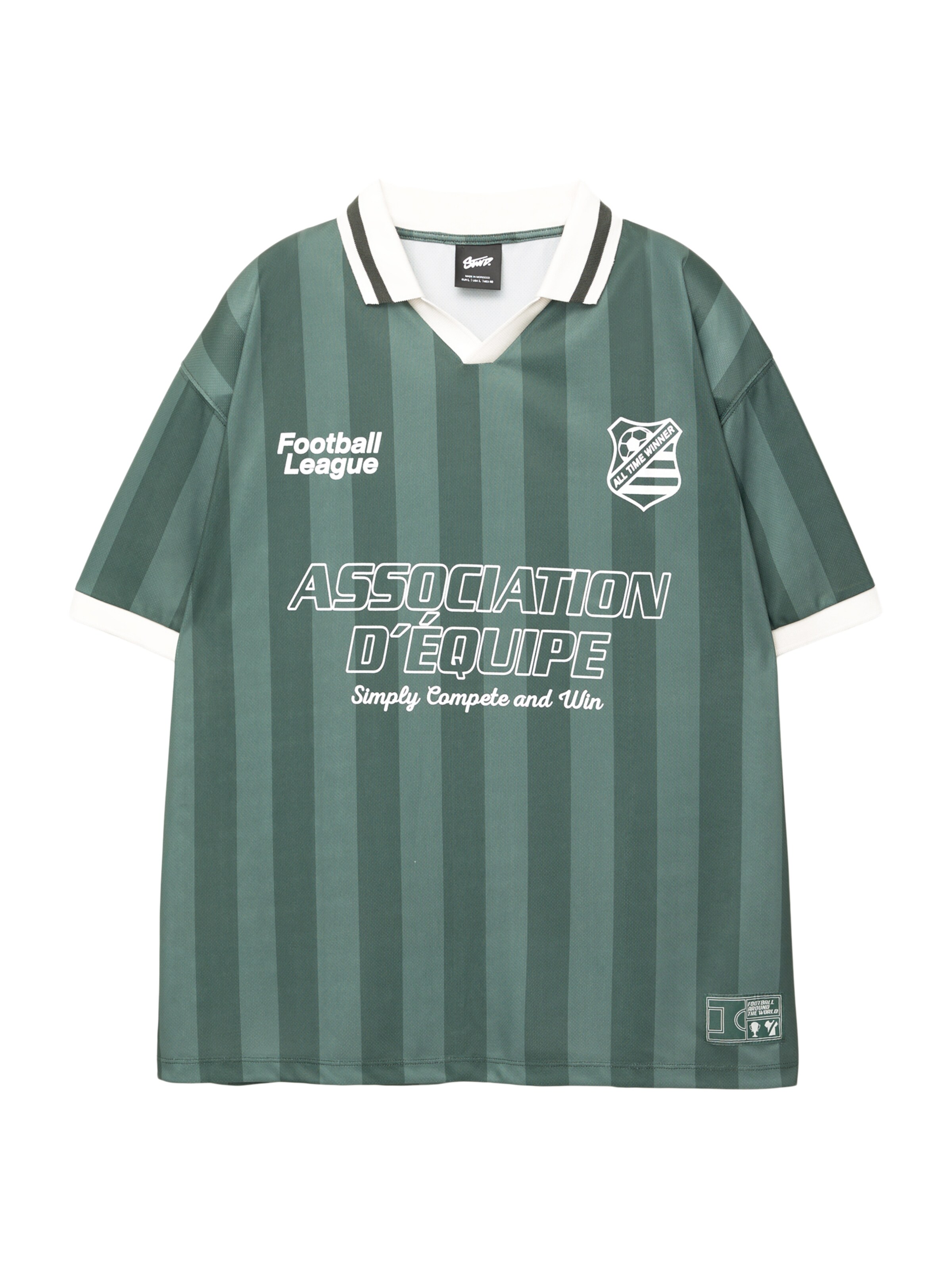 Pull&Bear Majica 'STWD' | zelena barva: sprednja stran