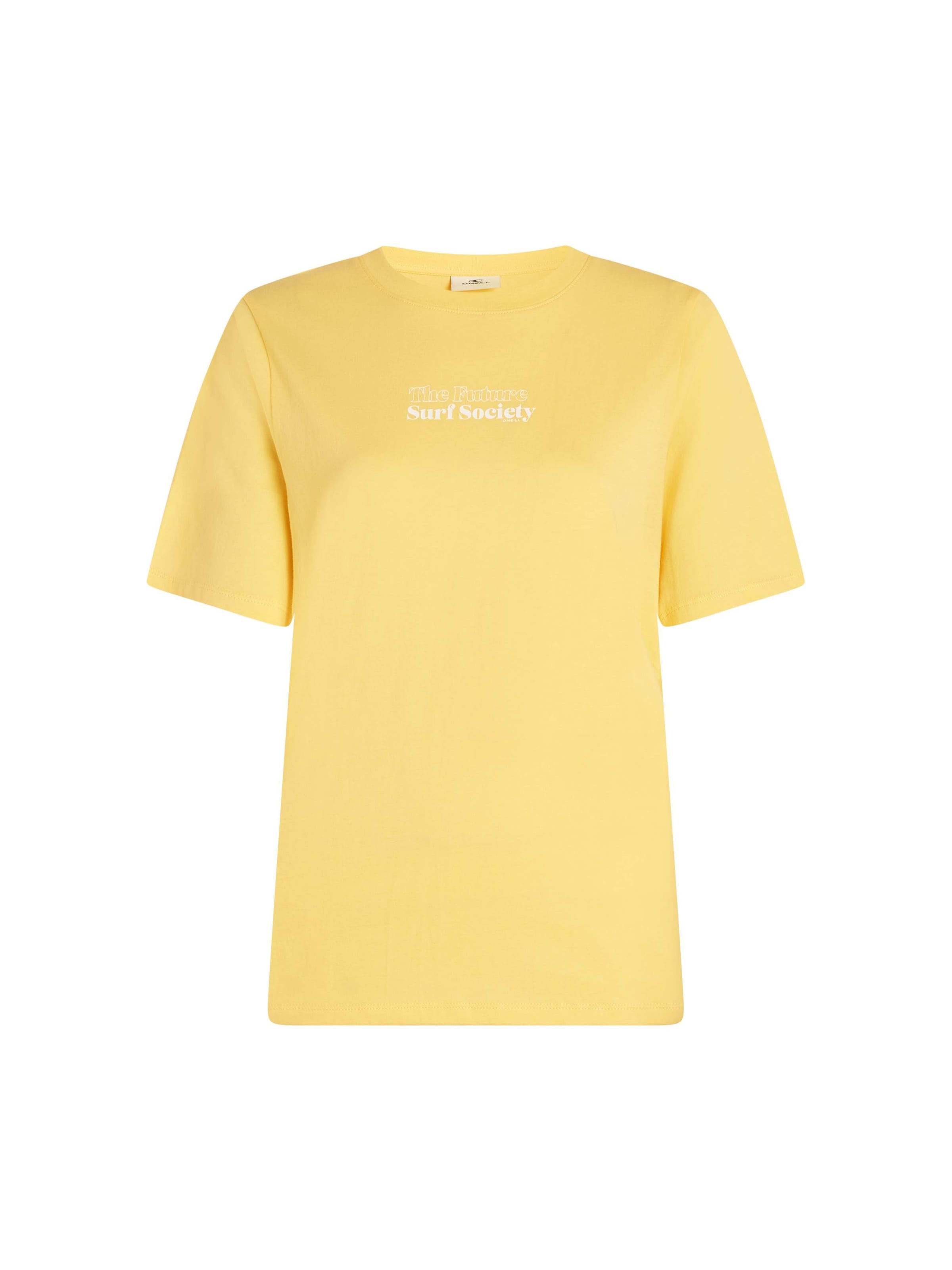 Maglietta 'The Future Surf Society' di O'NEILL in giallo: frontale